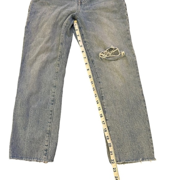 Madewell Jeans Womens 26 Petite Perfect Vintage Crop Jean Rosabelle Classic - Picture 8 of 14